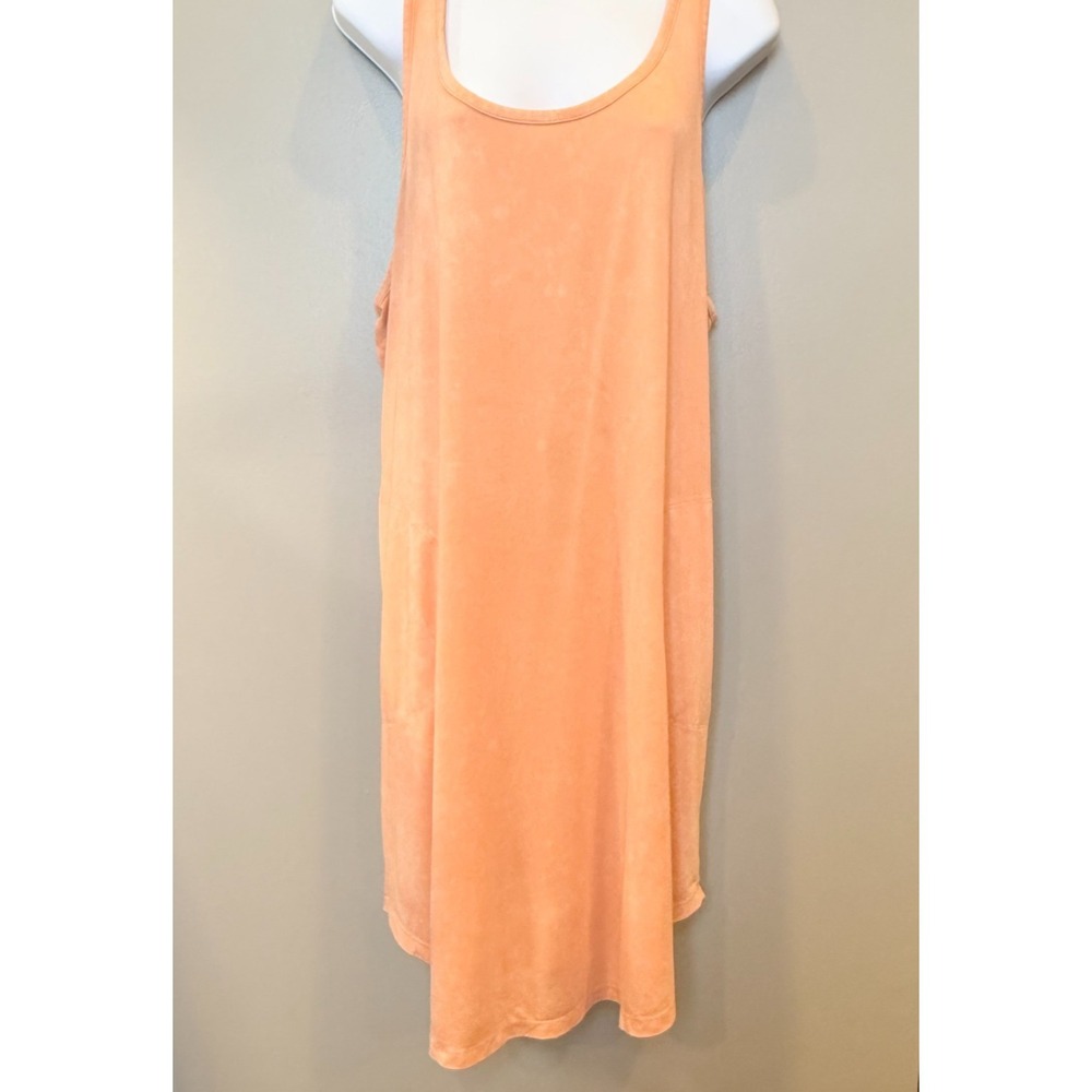 Torrid Peach Sleeveless Tank Top Size 1 Relaxed Fit Pocket Tunic